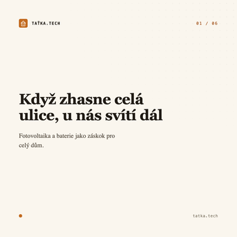 Carousel o záloze při výpadku proudu